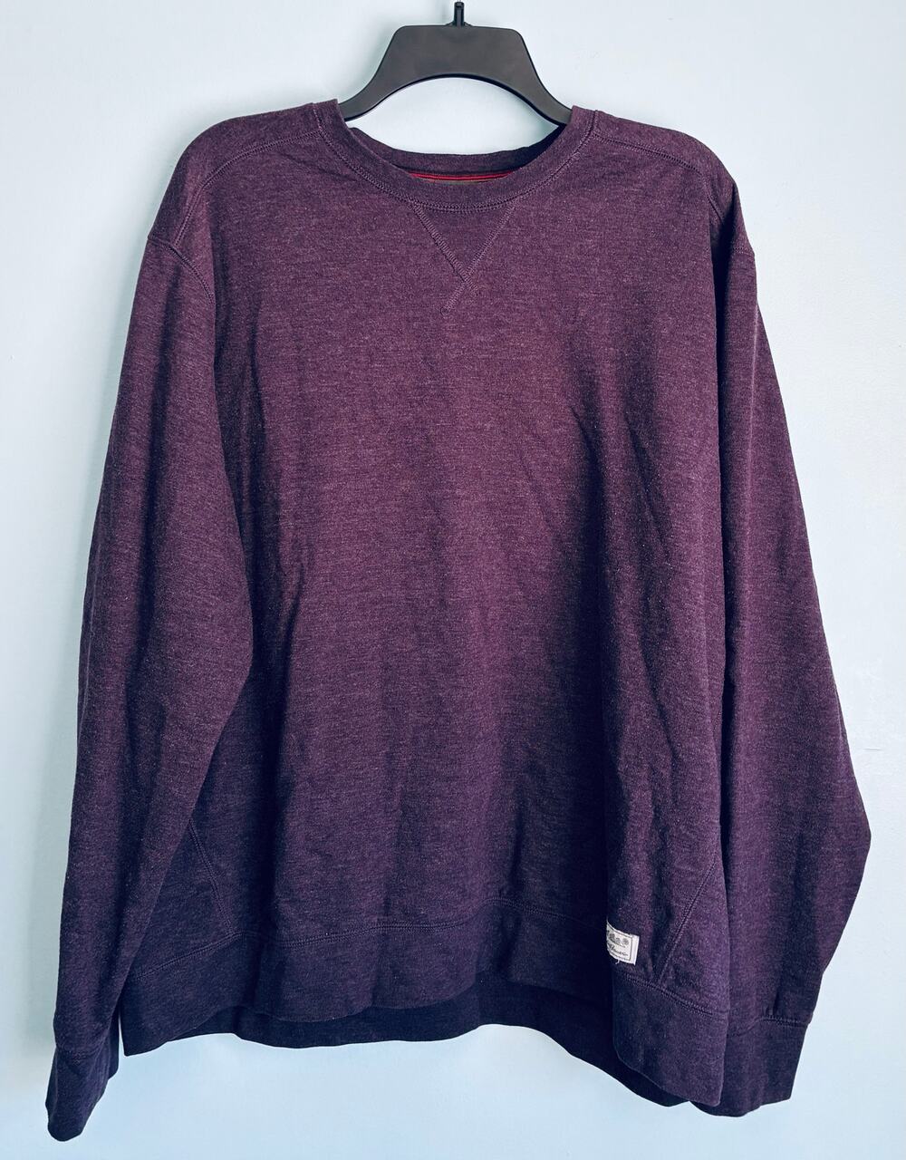 Eddie Bauer Crew Neck Sweater Rich Plum Men's XL